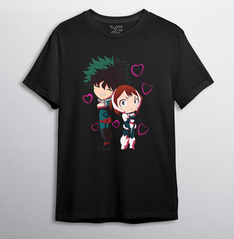 Deku x Ochako - Unisex Cotton Tee